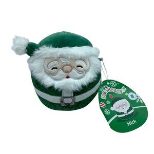 Squishmallows Nick Santa Claus Plush Toy 4”‎ Christmas Festive NWT NEW